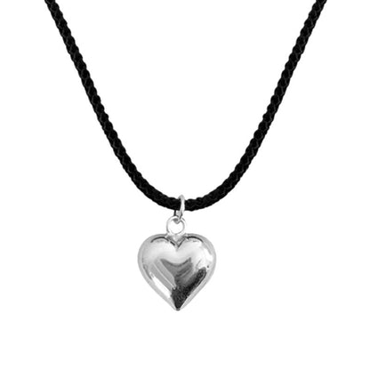 Simple Personality Big Love Pendant Necklace